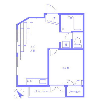 東京都北区田端3丁目 賃貸マンション 1LDK
