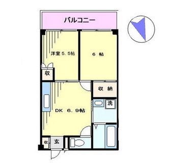 東京都北区田端４丁目 賃貸マンション 2DK