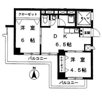 東京都北区西ヶ原１丁目 賃貸マンション 2DK