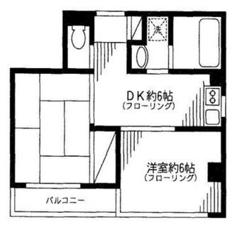 東京都北区田端４丁目 賃貸マンション 2DK