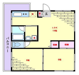 東京都北区中里２丁目 賃貸マンション 2LDK