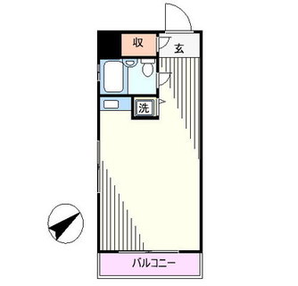 東京都北区田端３丁目 賃貸マンション 1R