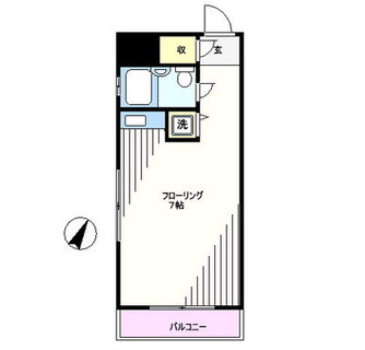 東京都北区田端３丁目 賃貸マンション 1R