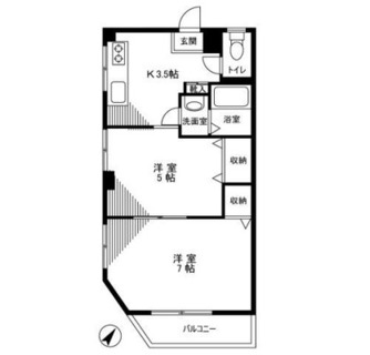 東京都北区中里１丁目 賃貸マンション 2K