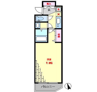 東京都北区中里３丁目 賃貸マンション 1K