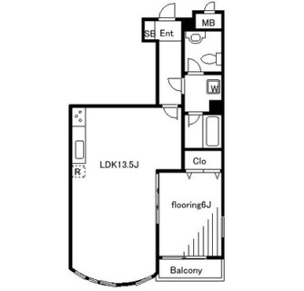 東京都北区中里２丁目 賃貸マンション 1LDK