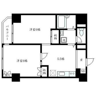 東京都文京区本駒込３丁目 賃貸マンション 2K