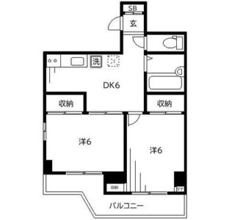 東京都北区中里３丁目 賃貸マンション 2DK