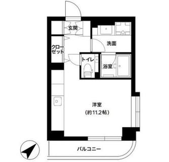 東京都北区中里２丁目 賃貸マンション 1R