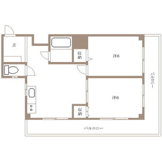 東京都北区西ヶ原１丁目 賃貸マンション 2DK