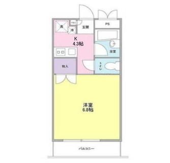 東京都文京区本駒込５丁目 賃貸マンション 1K